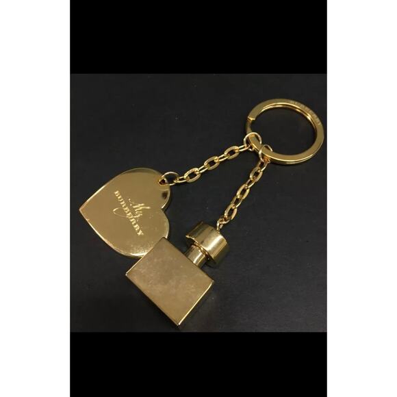 Burberry Gold Tone Key Chain or Bag Charm - Picture 2 of 2